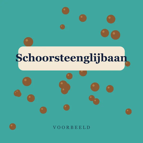 Een cadeautje roetsjt als op een glijbaan door een kronkelende schoorsteen naar beneden, recht de warme huiskamer in.